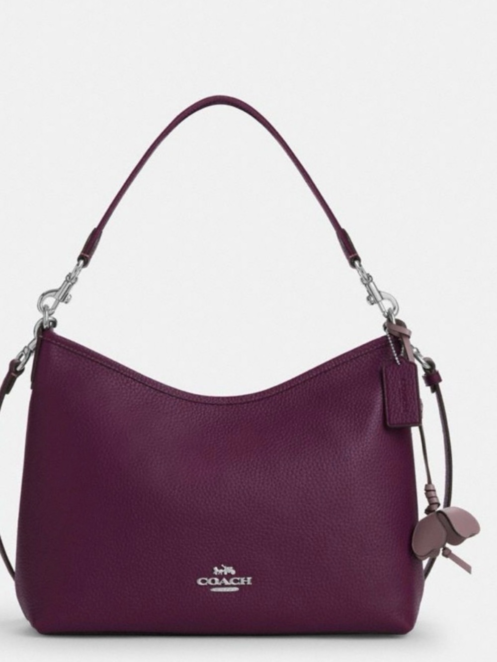 Laurel Shoulder Bag With Flower Charm